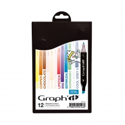 graph it set 12 marqueurs  manga colors