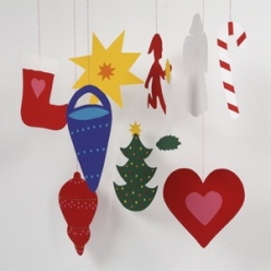 papier de couleur noel modeles