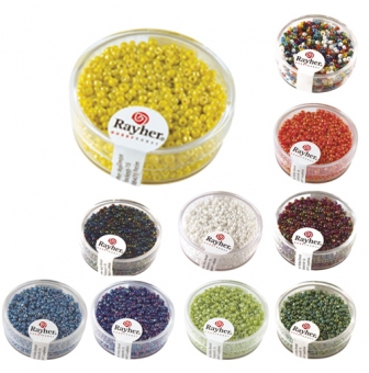 perles rocailles 2mm opaques lustrees