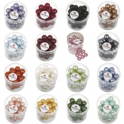 perles en verre renaissance 10 mm o 35 pieces