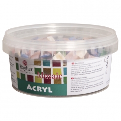 assort mosaiques acryliques marbrees