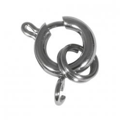 anneau a ressort avec anneau fendu 8 mm inoxydable
