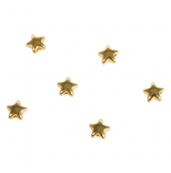 perle metallique etoile 5mm o