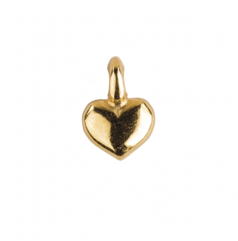 mini pendentifs en metal coeur