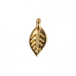 mini pendentifs en metal feuille
