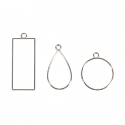 chatons en metal pendentif