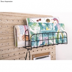 etagere en fil de fer 2 compartiments