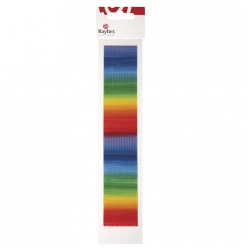 bandes plates en cire arc en ciel
