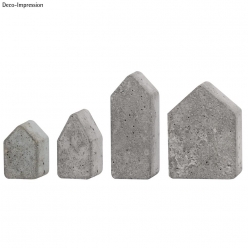moule set de 4 maisons 55  105 cm