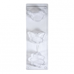 moule oiseau papillon fleur