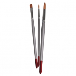 set pinceaux peinture tissu 3 pieces
