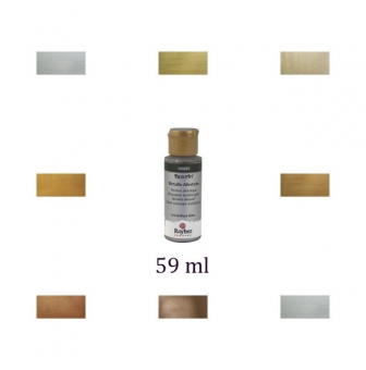 peinture metallique de rayher 59 ml