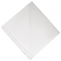 taie avec fermeture  eclair blanche 40x40 cm