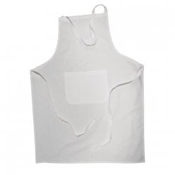 tablier en coton 70x95 cm blanc