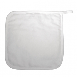 manique de cuisine carre 19x19 cm blanc