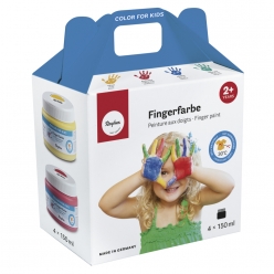 kit peinture aux doigts 4x 150ml