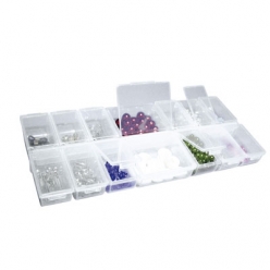 boite de rangement multi 14 compartiments avec abattants