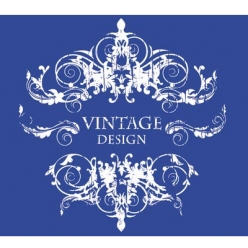 pochoir vintage designmy style a4