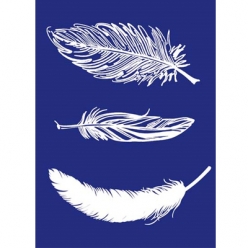 pochoir plume a5 my style