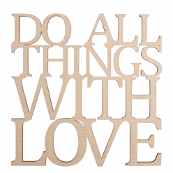 ecriture bois do all things
