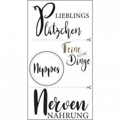 motifs autocollants deco nervennahrung