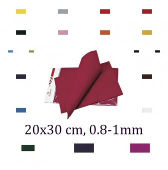 coupons de feutrine 08  1 mm 20x30 cm lot de 2 pieces