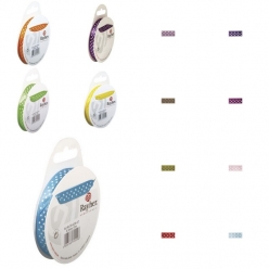 ruban de satin a pois 95 mm x10m