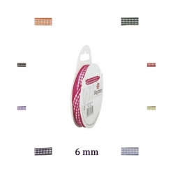 ruban vichy 6 mm 10 m