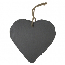 coeur en ardoise 15x16 cm