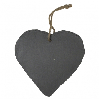 coeur en ardoise 15x16 cm