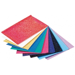 carton de bricolage a paillettes a4