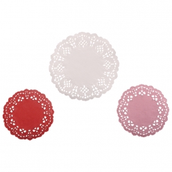 papier dentelle kit rond  60 pieces