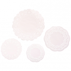 papier dentelle kit de 60 pieces rond