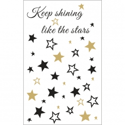 motifs autocollants deco stars
