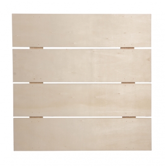 cadre en lattes de bois 286x286x07 cm