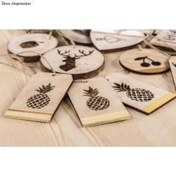 pendentif en bois tag fsc100
