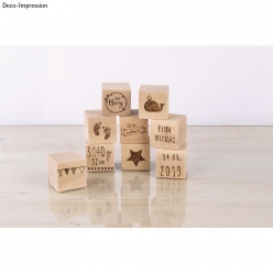 cubes en bois