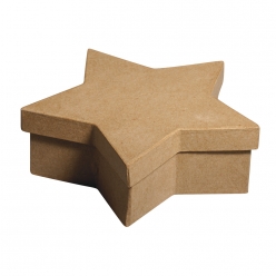 boite etoile label fsc 24x24x7 cm
