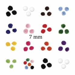 pompons 7 mm