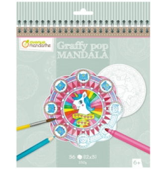 avenue mandarine malbuch graffy pop mandala magie