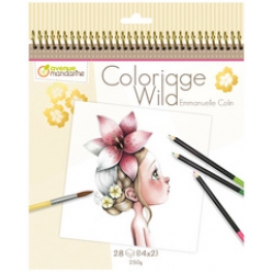 avenue mandarine carnet de coloriage wild 1