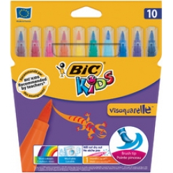 bic feutres visaquarelle kids etui de 10 en carton