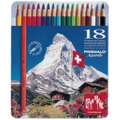 crayons de couleur prismalo etui metal de 18