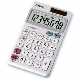casio calculatrice sl 305 eco fonctionnement par pile ou