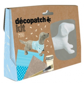 decopatch pappmache set dackel 5 teilig