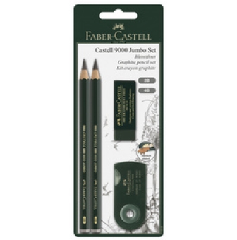 faber castell crayon castell 9000 jumbo kit de dessin