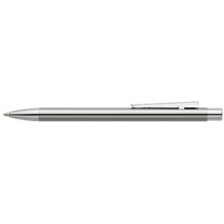 faber castell stylo bille neo slim acier inox brillant