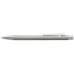 faber castell stylo bille neo slim acier inoxydable mat