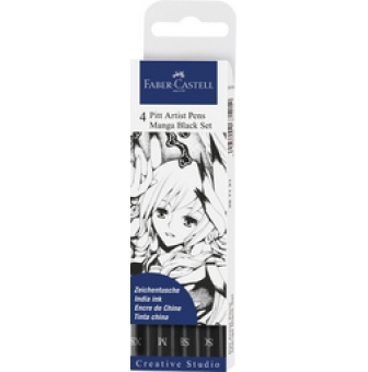 faber castell feutre encre de chine pitt artist pen manga