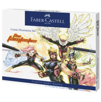 faber castell feutre pitt artist pen kit comic illustration